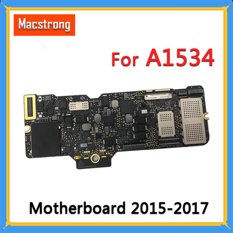Placa base A1534 probada, 1,1 GHz, 256/512GB, 2015 2016 para MacBook Retina de 12 