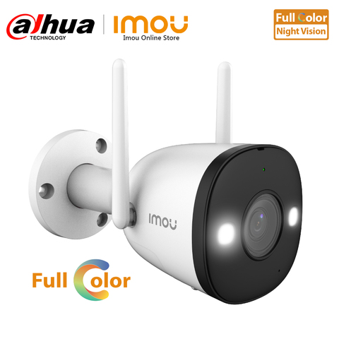 Dahua-cámara IP Wifi a todo Color para exteriores, videocámara de vigilancia P2P con visión nocturna, foco incorporado, grabación de Audio, ONVIF, Modo AP suave ► Foto 1/6