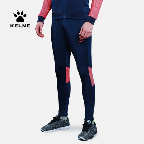 KELME Pantalones deportivos para hombre, pantalones de entrenamiento de fútbol, pantalones de chándal elásticos para fútbol, pantalones para correr para gimnasio, transpirables 3871306 ► Foto 1/6