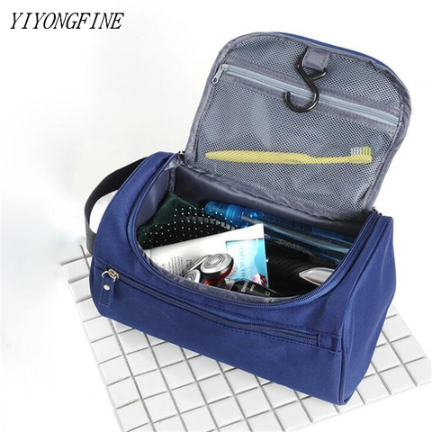 Bolsa de viaje para hombre, neceser impermeable de nailon, organizador de viaje de gran capacidad, Accesorios de belleza, bolsa de aseo ► Foto 1/6