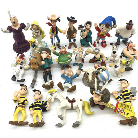 Figura de acción de soldados europeos antiguos, juguete de Las Aventuras de Asterix para niños, regalo de Navidad ► Foto 1/5