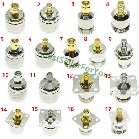 1 Uds tipo N macho a hembra RP-SMA conector/conector SMA conector macho hembra adaptador conector de RF de convertidor ► Foto 1/1