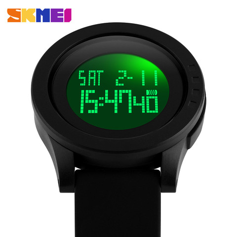 Reloj de marca SKMEI para hombre, relojes deportivos militares, reloj Digital LED impermeable de silicona para hombre, reloj para hombre, reloj Masculino ► Foto 1/6