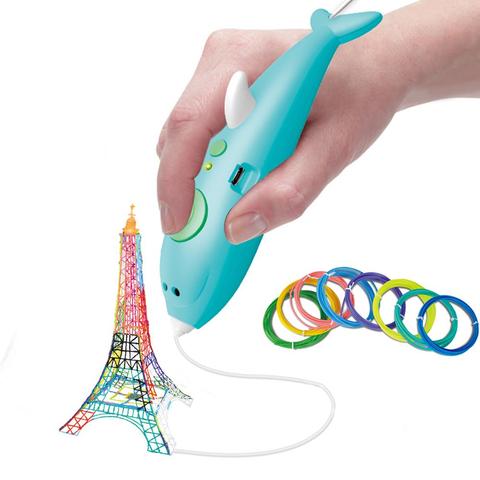 Bolígrafo de impresión 3D Original para niños, juguete para regalo, diseño de dibujo, 100M, filamento ABS/PLA, regalo de moda, 2022 ► Foto 1/6