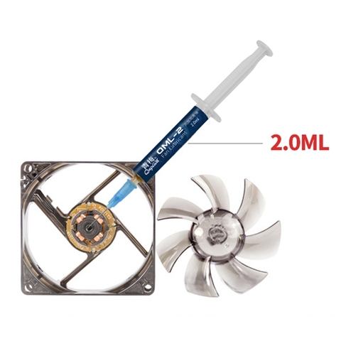 Qnplum-Suministro de grasa de cojinete lubricante para ventilador de QML-2, adecuado para cojinetes de ventilador de chasis de escritorio de ordenador ► Foto 1/6