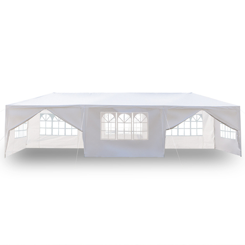 Tienda impermeable de 3x9m 7/8 lados con tubo espiral carpa de boda Gazebo al aire libre pabellón de servicio pesado evento US almacén ► Foto 1/1