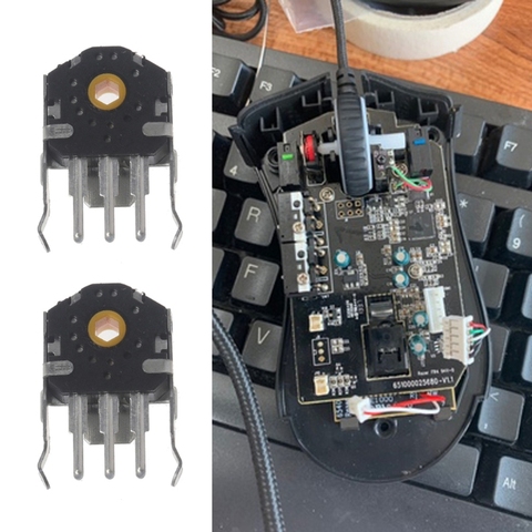 2 uds TTC 8mm codificador de ratón decodificador amarillo Core 48 millones de vida muy precisa para logitech G Pro ratón inalámbrico ► Foto 1/6