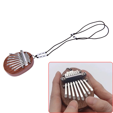 Kalimba Mini 8 teclas, Piano de pulgar, gran sonido, teclado de dedo, instrumento Musical madera/Acrílico ► Foto 1/1