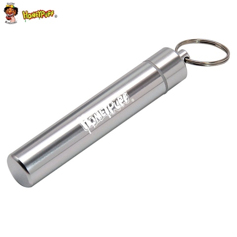 HONEYPUFF de plata de Metal hermético hierba tarro para alijo contenedor de almacenamiento de aluminio de 10ML a prueba de tubos tabaco frascos ► Foto 1/6