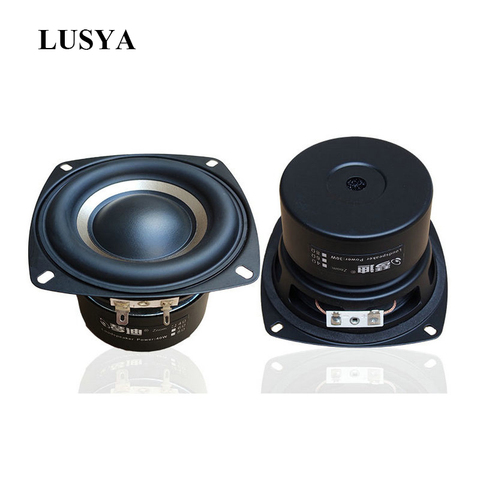 1 Uds. 4 pulgadas altavoz Subwoofer de alta fidelidad 4ohm 100W 4 capas de Bobina de voz altavoz subwoofer 4 6 8 ohm T0958 ► Foto 1/6