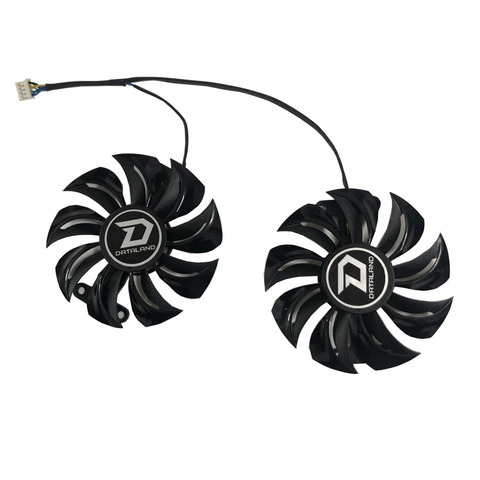 1 Set GA91B2U PLA09215B12H ventilador para tarjetas gráficas Radeon PowerColor Diablo rojo dragón hacha RX 480 de 470 a 580 de la tarjeta de vídeo de refrigeración ► Foto 1/6