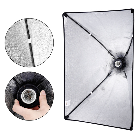 Kits de iluminación Softbox de fotografía, 50x70CM, sistema de luz, cajas suaves para equipos de estudio fotográfico ► Foto 1/4