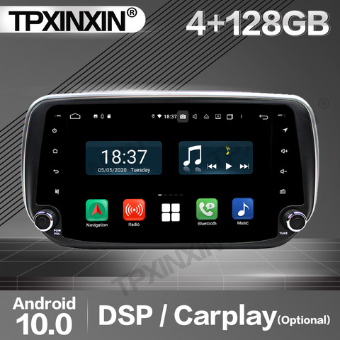 128G Carplay Radio de coche 2 Din estéreo receptor Android para Hyundai IX45 Santa Fe 2022 + GPS reproductor de navegador de la unidad ► Foto 1/6