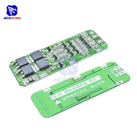 3 S 12,6 V 20A batería de litio Li-ion 18650 cargador sobrecarga sobrecorriente módulo de protección de cortocircuito PCB BMS celda ► Foto 1/6