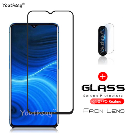 2 uds. Para OPPO Realme XT vidrio Protector de lente de cámara Film para Realme XT vidrio templado para Realme XT vidrio Protector ► Foto 1/6