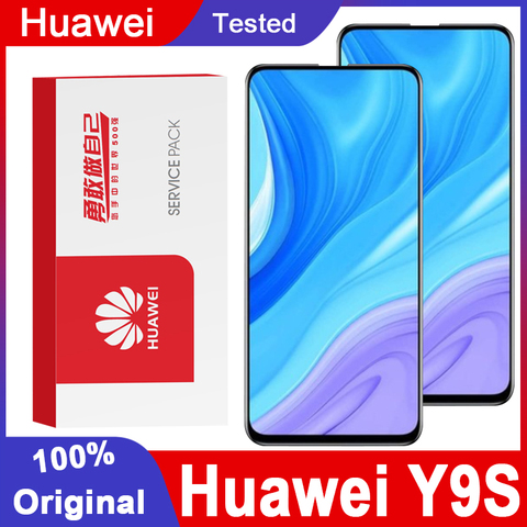 Reemplazo de pantalla Original de 6,59 pulgadas con marco para Huawei Y9S, montaje de digitalizador con pantalla táctil para Y9 S ► Foto 1/6