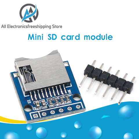 Tarjeta de expansión de almacenamiento Micro SD, módulo de protección de memoria con pines para Arduino ARM AVR ► Foto 1/6