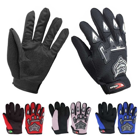 De verano de niño de invierno dedo completa Guantes de la motocicleta de los niños Moto Guantes de Moto de cross de Moto de cuero Guantes niños carreras guante ► Foto 1/6