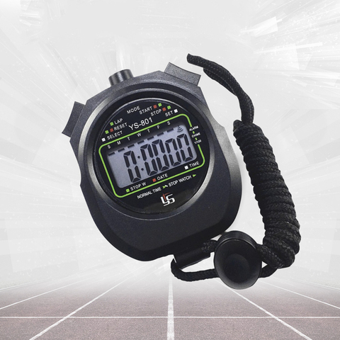 Cronómetro de árbitro deportivo resistente al agua, cronómetro para Fitness, correr, pista y entrenamiento de campo ► Foto 1/5