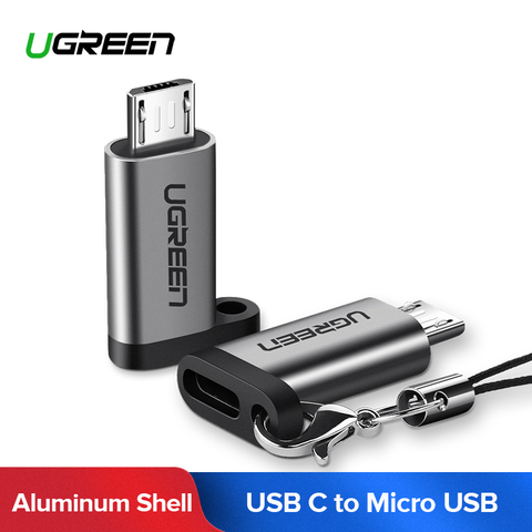 Ugreen-Adaptador USB tipo C a Micro USB, convertidor hembra a macho para Xiaomi, Samsung, cargador de tableta, sincronización de datos ► Foto 1/6