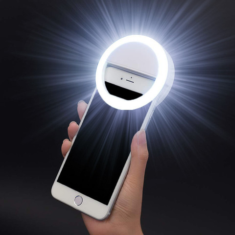 Lámpara de Anillo de luz Led para selfis, Flash para teléfono, lámpara para fotografía, teléfono, 36 luces Led ► Foto 1/6