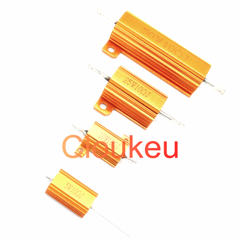 RX24-5W 10W 25W 50W 5% de aluminio dorado resistencia 0.01R 0.02R 0.03R 0.04R 0.05R 0.068R 0.075R 0.082R 0.091R 0.1R 0.15R 0.18R ohm ► Foto 1/2