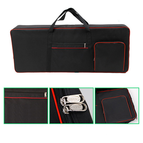 Funda de Piano de órgano electrónico, funda acolchada, bolsa de teclado, protector portátil, antigolpes, impermeable, 61 teclas, XA145Y ► Foto 1/6