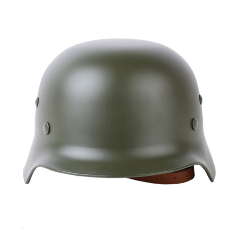 WW2 alemán M35 casco de acero de seguridad en bicicleta casco de la guerra mundial 2 Repro ► Foto 1/6