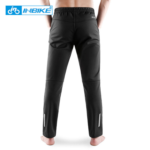 INBIKE invierno Casual térmica Pantalones de deporte de los hombres ropa para bicicleta de montaña de lana a prueba de viento caliente senderismo ciclismo bicicleta Pantalones ► Foto 1/6