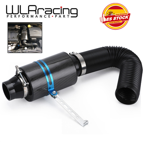 Kit de inducción de alimentación en frío de fibra de carbono de carreras wlr racing Universal, Kit de admisión de aire, caja de filtro de aire, WLR-AIT13 de ventilador Witout ► Foto 1/6