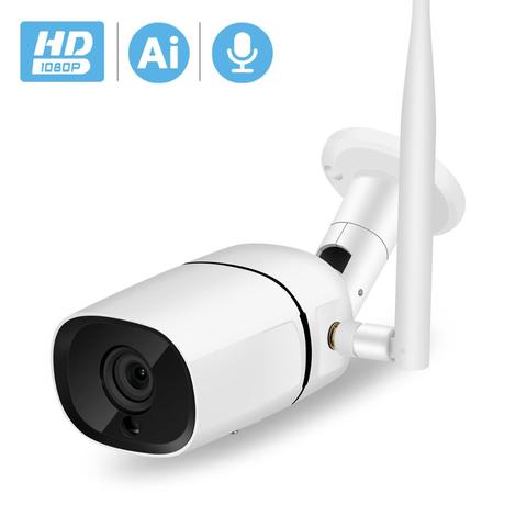 BESDER 1080P HD Wifi cámara IP de dos vías de Audio ONVIF P2P 2MP cámara CCTV de seguridad Ai detección cámara inalámbrica para exteriores TF tarjeta ► Foto 1/6