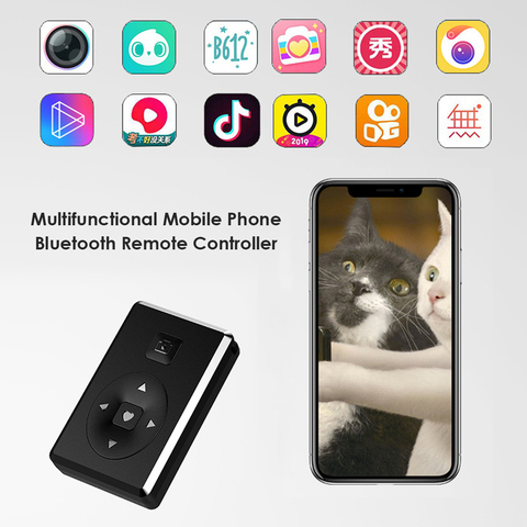 Mando a distancia G1 para teléfono móvil, Control remoto por Bluetooth, obturador de fotos, música, reproducción multimedia, interruptor inalámbrico para iOS y Android ► Foto 1/6