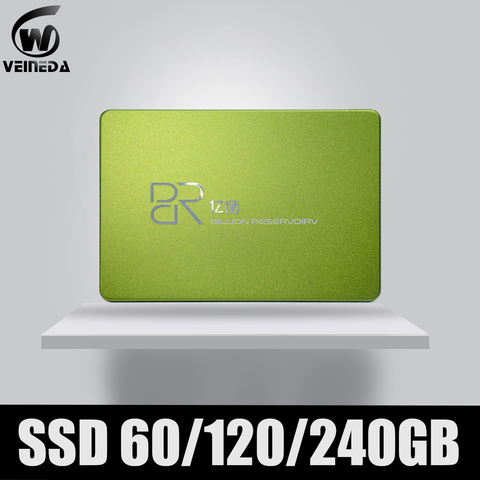 Disco duro interno para ordenador portátil y tablet pc, disco duro de estado sólido, BR ssd, 2,5 pulgadas, 60gb, 120 gb, TLC SATA3 ► Foto 1/6