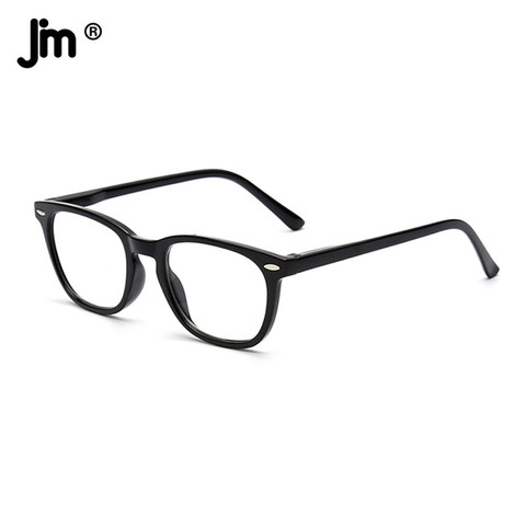 JM-gafas de lectura cuadradas para hombre y mujer, bisagra de primavera, lupa, dioptría presbicia ► Foto 1/6