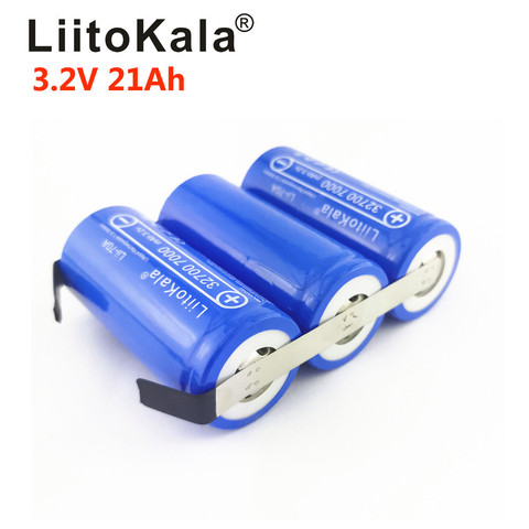 LiitoKala 3,2 v 14ah 21ah 28ah 35ah Lifepo4 las células de las baterías de alta descarga 90A batería para Motor eléctrico Diy Pack de batería ► Foto 1/5