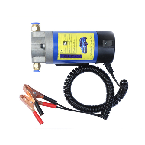 Bomba de transferencia de aceite eléctrica portátil, herramienta de succión de líquido sifón para coche y motocicleta, 12 V, 100W ► Foto 1/5