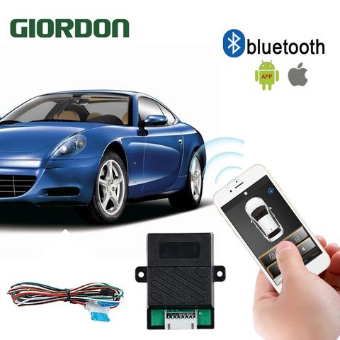 Universal PKE Smart Key Smartphone arranque remoto Botón de seguridad de la alarma del coche con la ventana de aumento automático de entrada pasiva sin llave ► Foto 1/6