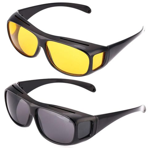 Gafas de sol con visión nocturna para coche, lentes de sol Unisex con protección UV para conducción nocturna ► Foto 1/6