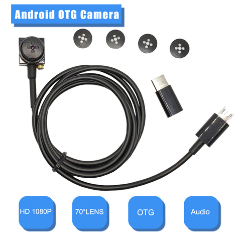 Cámara de videovigilancia con USB para teléfono móvil, dispositivo de grabación con resolución HD de 1080P, Android, 2MP, otg, OTG ► Foto 1/6