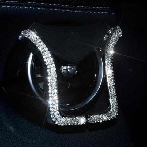 Soporte Universal para teléfono móvil con diamantes de imitación para coche, soporte de teléfono móvil para iPhone y Samsung ► Foto 1/6