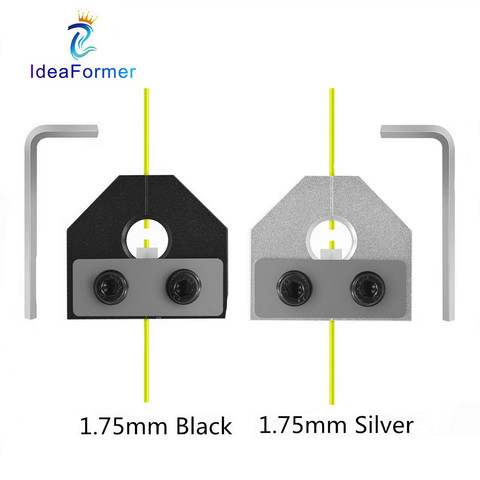 Piezas de impresora 3D, Conector de soldador de filamentos, Sensor de filamentos PLA ABS de 1,75mm para Ender 3 Pro, bloque de aluminio para impresora 3D Anet SKR. ► Foto 1/6