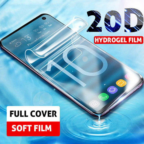 Película de hidrogel 20D para Samsung Galaxy S8 S9 S10 Plus Lite, Protector de pantalla para Samsung A51 A71 A6 A7 A8 A9 Plus 2022, sin cristal ► Foto 1/6