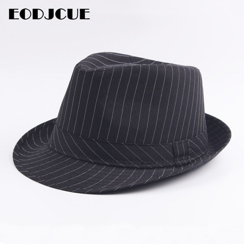 Sombrero Fedora Jazz Vintage para hombre, sombrero para sol Panamá, playa, Sombrero con lazo, sombrero ► Foto 1/6