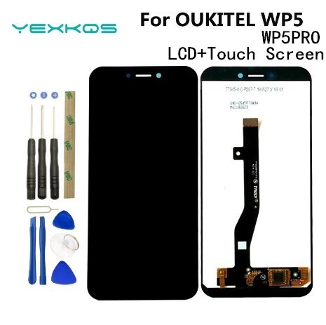 Oukitel-pantalla LCD WP5 Original de 5,5 pulgadas, montaje de digitalizador con pantalla táctil de repuesto para teléfono Oukitel wp5 pro, incluye herramientas ► Foto 1/6