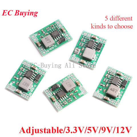 Mini DC-DC módulo de fuente de alimentación de reducción 3A MP1584 para Arduino 3,3 V 5V 9V 12V Buck Converter salida fija ajustable LM2596 ► Foto 1/6