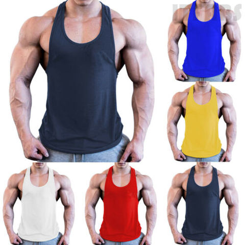 Tanque de ropa deportiva para hombre, camiseta de gimnasio para entrenamiento, culturismo, ropa de calle sin mangas, chaleco de Fitness, 2022 ► Foto 1/6