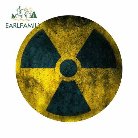 EARLFAMILY-pegatinas y calcomanías para coche, 13cm, regalo genial para Ciencia de residuos Nuclear, parachoques de moda, decoración de vehículos JDM ► Foto 1/6