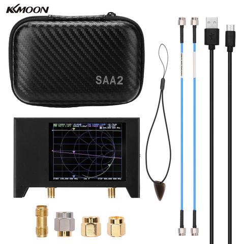 KKMOON-Pantalla de 2,8 pulgadas, analizador de red Vector 3G, S-A-A-2, NanoVNA V2, Analizador de antena de onda corta, HF, VHF, UHF, con carcasa de hierro ► Foto 1/6