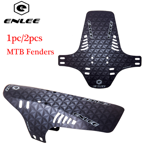 2 uds ENLEE MTB guardabarros delantero trasero bicicletas Fender adecuado para la horquilla delantera guardabarros de rueda trasera Enduro barro guardia ciclismo Accesorios ► Foto 1/6