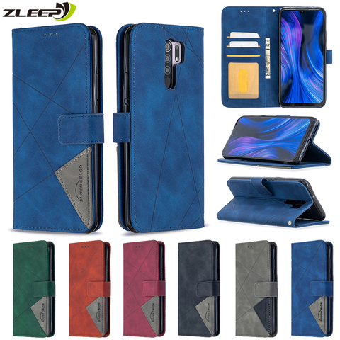 Funda de cuero con tapa para teléfono Xiaomi Poco X3, M3, 10T, CC9, Note 10 Lite, Redmi 9A, 9C, 8A, 7A, Note 9, 9S, 8, 8T, 7 Pro, Max ► Foto 1/6